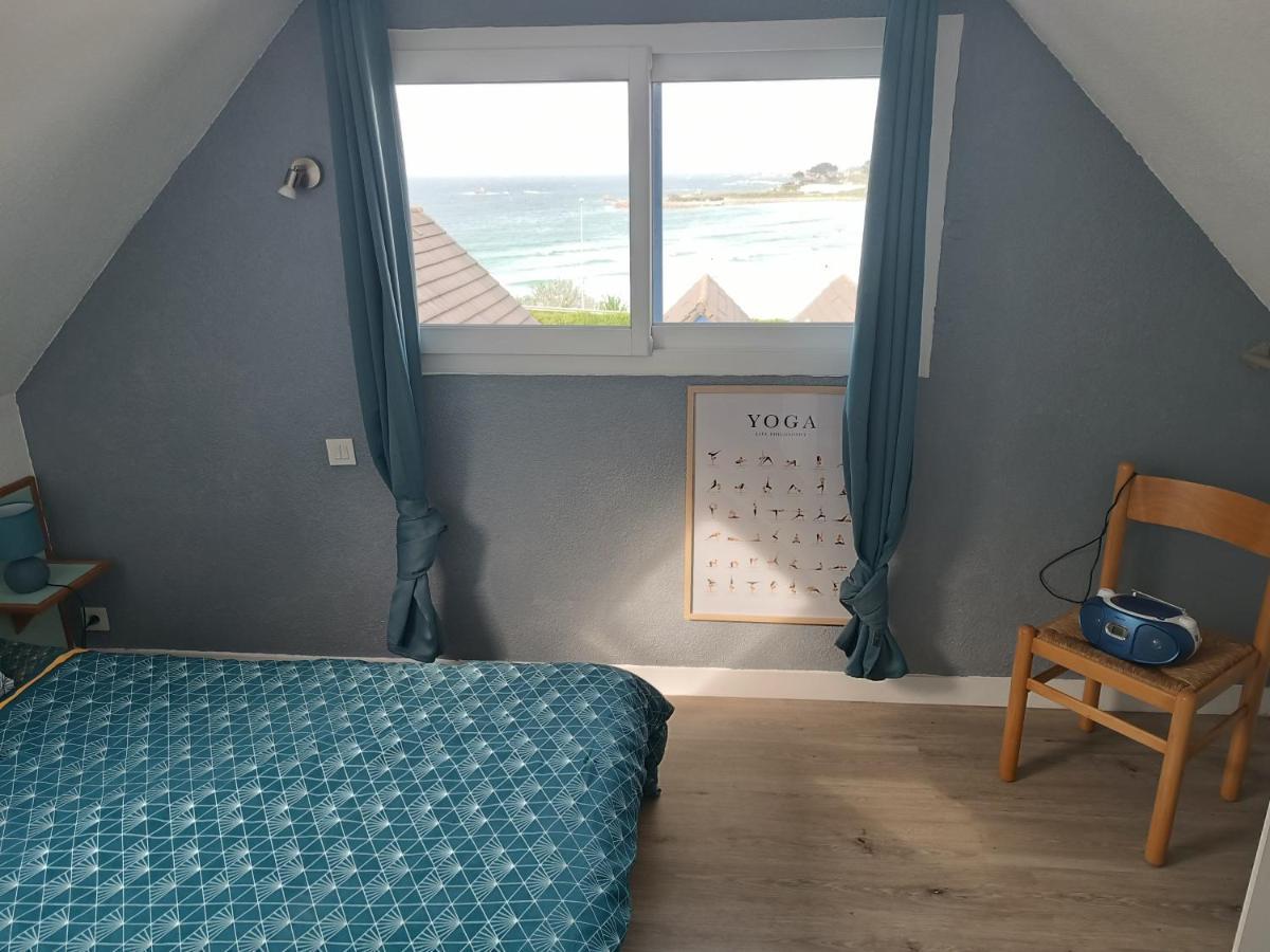 Maisonnette Vue Mer Panoramique Trestel Plage 4 Personnes Trévou-Tréguignec المظهر الخارجي الصورة